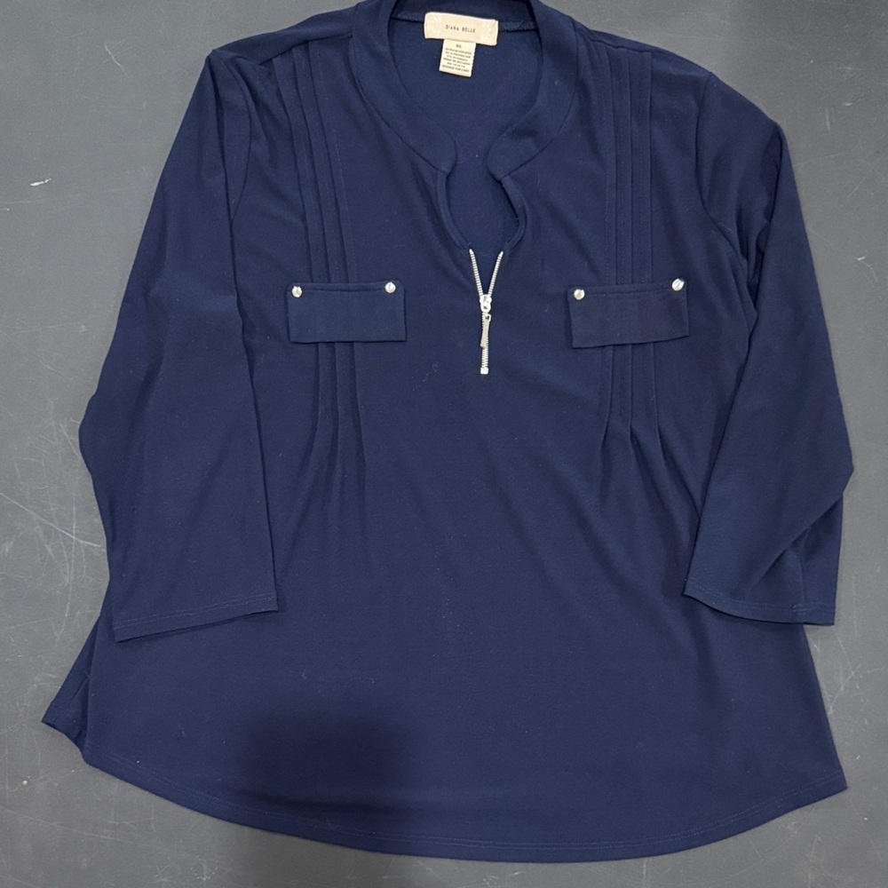 Navy Blue Women's Blouse